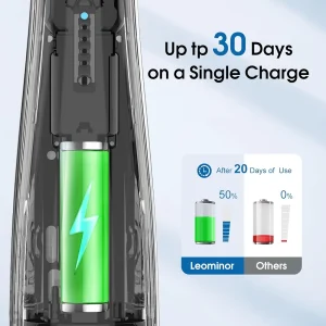 دندان Leominor Dental Water Flosser for Teeth – 5 حالته شارژی آب قابل حمل دندان شوینده IPX7 ضد آب شارژی دهان و دندان، انتخاب های تمیز کننده حرفه ای برای سفر در منزل