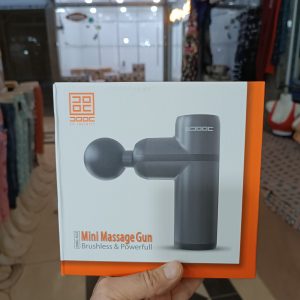 ماساژور عضلانی ضربه‌ای برای تسکین کمردرد، تفنگ اورجینال مسافرتی ورزشی جمع و جور با  سر ماساژ، 4 سرعته،