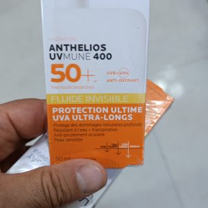 کرم ضد آفتاب نامرئی آنتلیوس UVMune 400 لا روش-پوزای با SPF50+، حجم 50 میلی لیتر