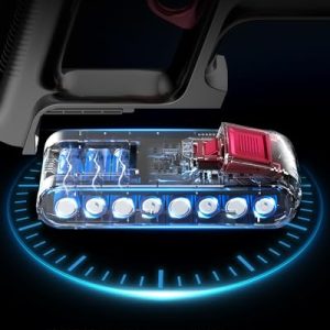 جاروبرقی بی سیم 550 ANYSON وات / 45/ کیلوپاسکال 60 دقیقه کار کرد ظرفیت 1.5 ليتر جاروبرقی با صفحه لمسی برای سطوح سخت /